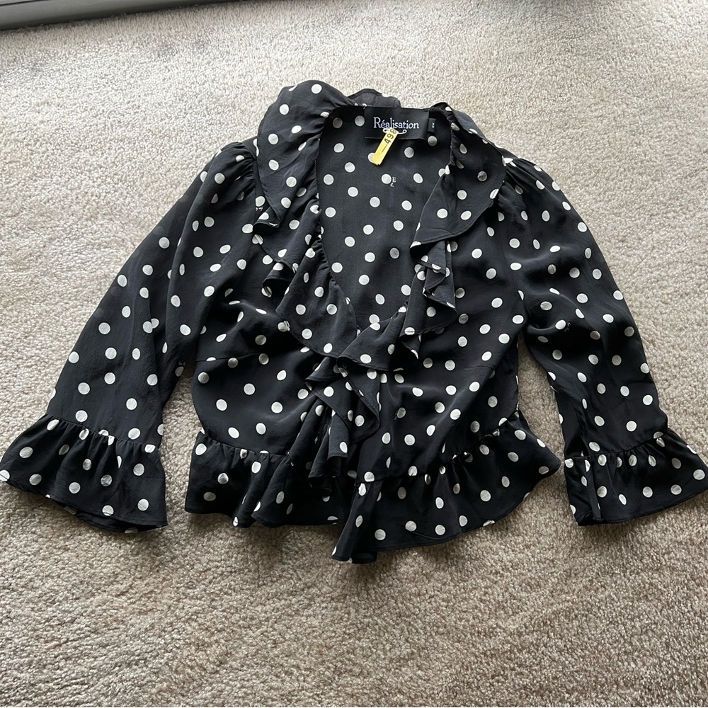 Realisation Par polka dots blouse